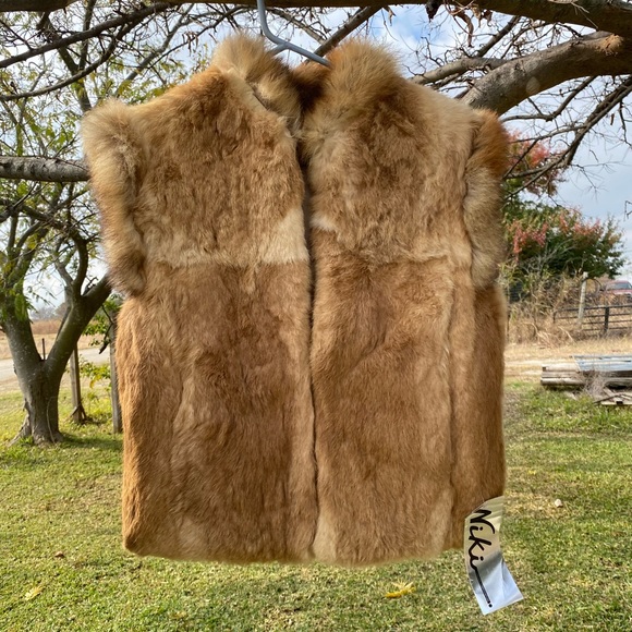 Vintage Size Large Rabbit Vest - Picture 1 of 6